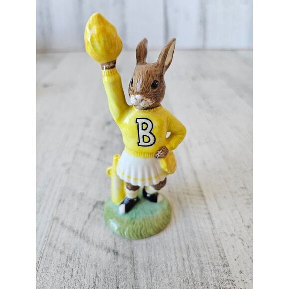 Royal Doulton cheerleader bunnykins DB143 cheer bunny...